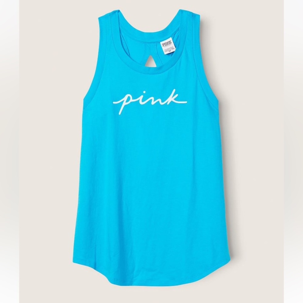 Brand New Pink Open Back Tank Top